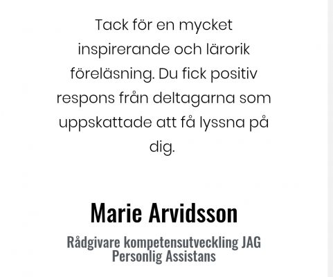 Marie Arvidsson