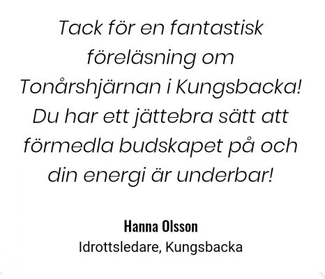 Tonårshjärnan Hanna Olsson